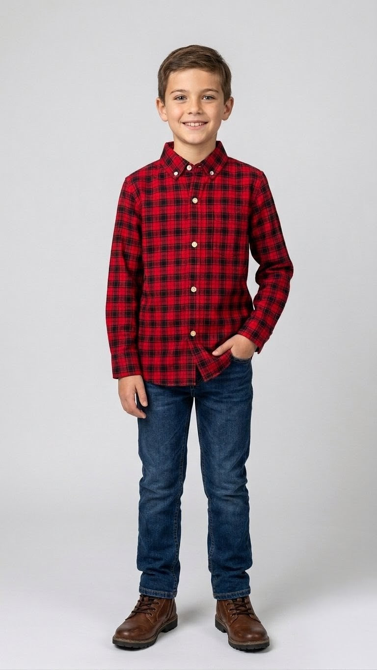 Boys Checked Shirt