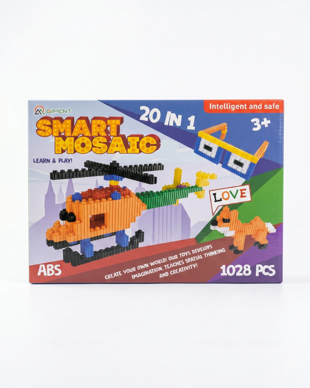 Building Blocks Set (1028 Pieces)