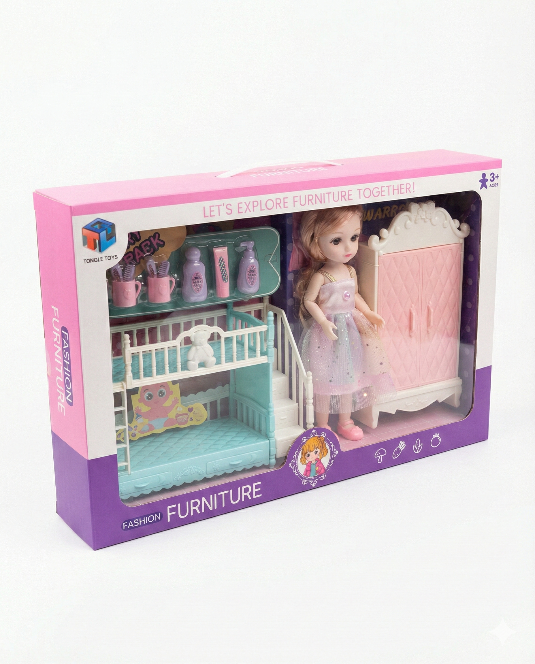 FURNITURE DOLL SET