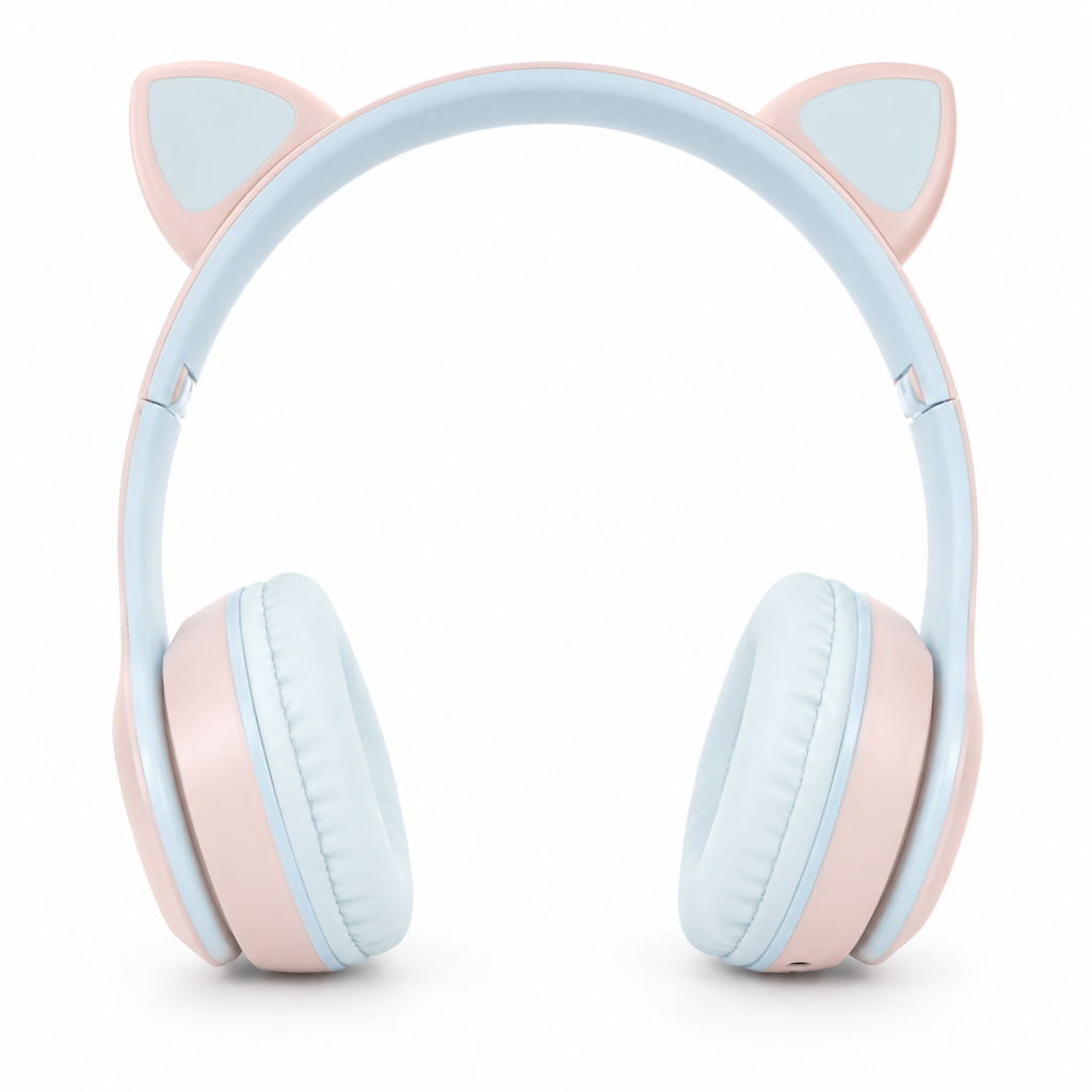 Whimsical Cat Wireless Smart Headphones