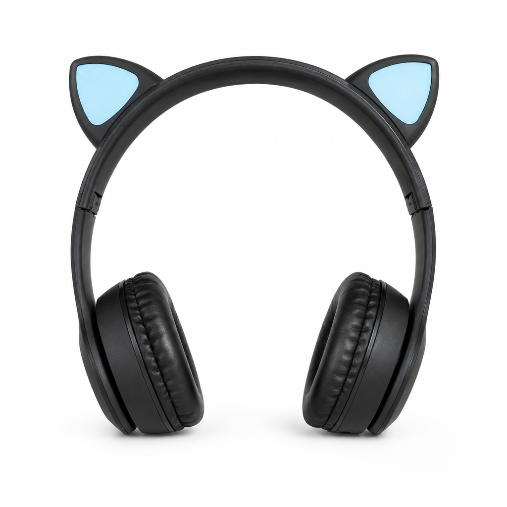 Whimsical Cat Wireless Smart Headphones