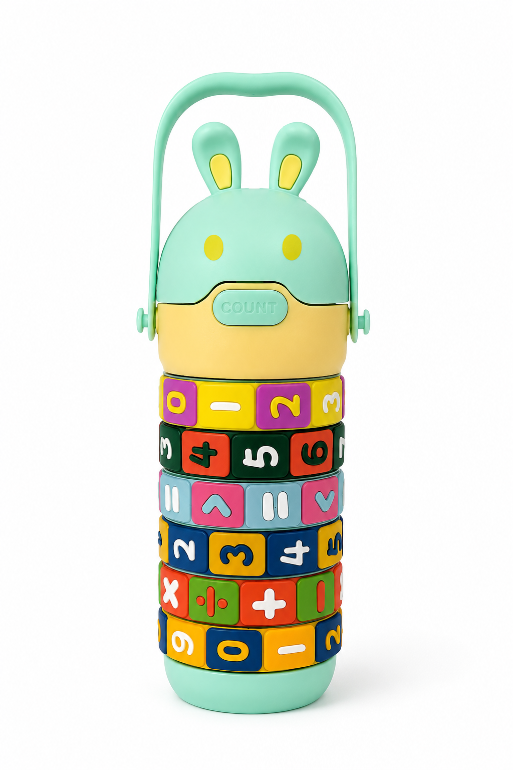 3D Math Puzzle Edition Water Bottle
