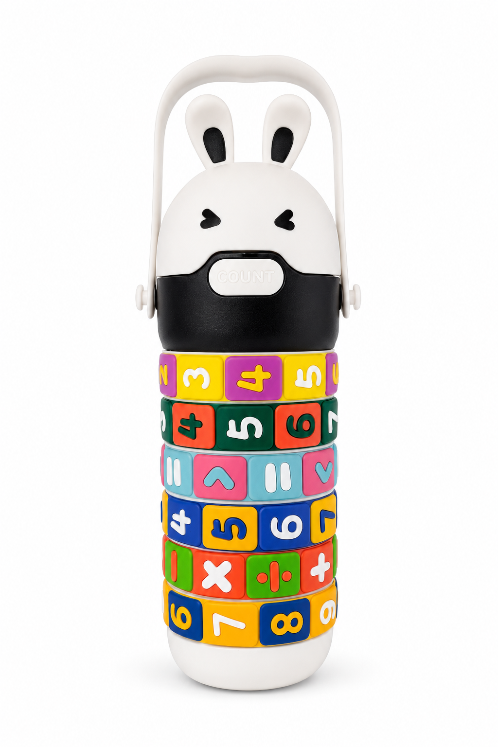 3D Math Puzzle Edition Water Bottle