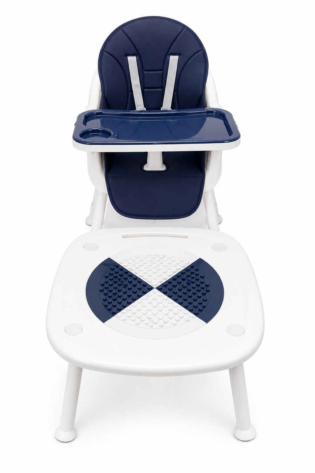 2-in-1 Convertible Baby Highchair & Activity Table Set